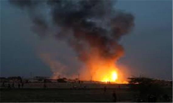 انفجار انبار سیلندرهای گاز در شیراز