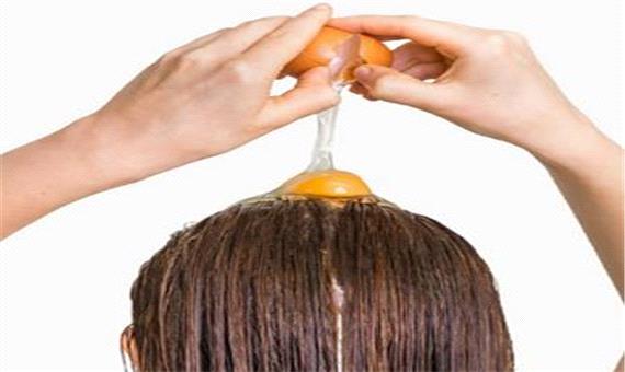 روش تقویت موها با زرده تخم مرغ