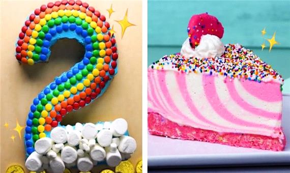 کیک تولد به شکل اعداد