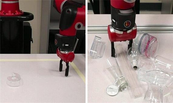 حل مشکل ربات‌ها در بلند کردن اشیاء شفاف