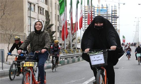 ممنوعیت دوچرخه سواری بانوان مشهدی تکذیب شد