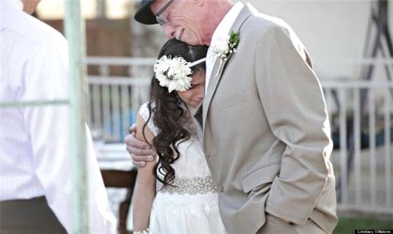 گوناگون/ مراسم ازدواج غم انگیز دختر 11 ساله در کالیفرنیا