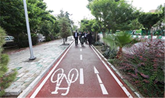 ساخت 2500 مترمربع مسیر سبز دوچرخه‌سواری