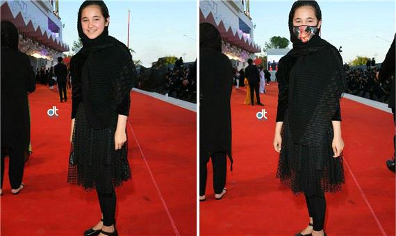 شمیلا شیرزاد در مراسم اختتامیه جشنواره فیلم ونیز