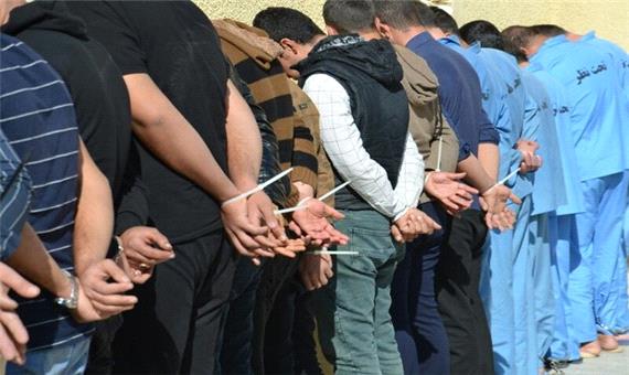 دستگیری 30 نفر از اراذل و اوباش سابقه دار اسلامشهر