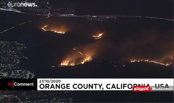 آتش‌سوزی در جنگل های کالیفرنیا