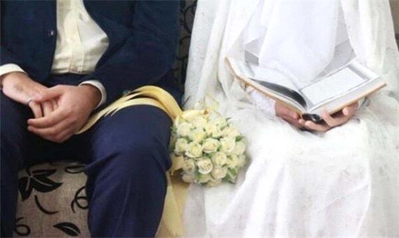 ابتکار جالب زوج مدافع سلامت برای برگزاری مراسم ازدواج