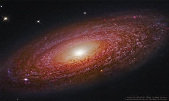 نگاهی به یک کهکشان مارپیچی عظیم