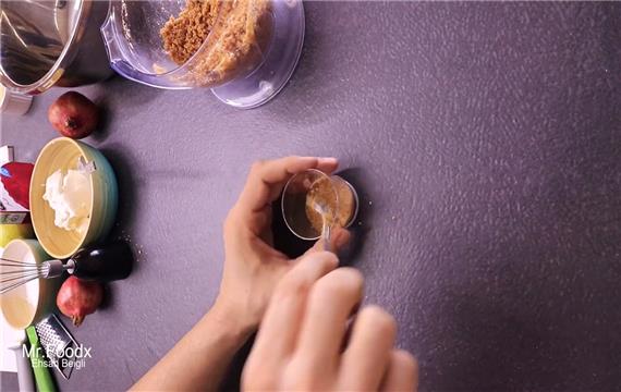 چیز کیک انار با مستر فود