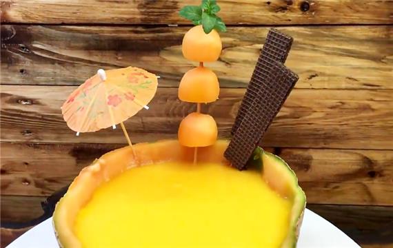 آموزش آب طالبی ویژه با بادوم زمینی یه ترکیبی برای تابستون