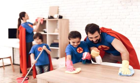 روش مشتاق کردن کودکان به همکاری در خانه تکانی
