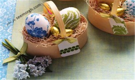 نمونه های زیبا از تخم مرغهای رنگ شده برای هفت سین