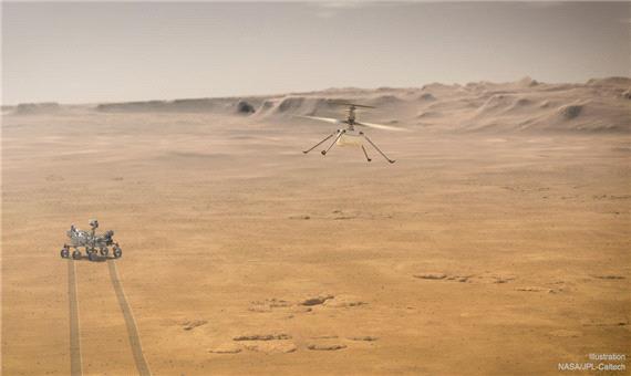 “نبوغ”؛ یک هلیکوپتر کوچک در مریخ