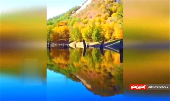 دریاچه‌ای در ایران با چشم اندازی منحصر به فرد