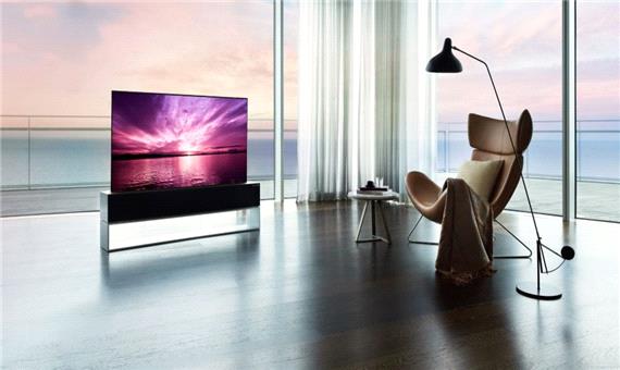 عرضه تلویزیون رول شونده OLED ال جی در سطح بین المللی