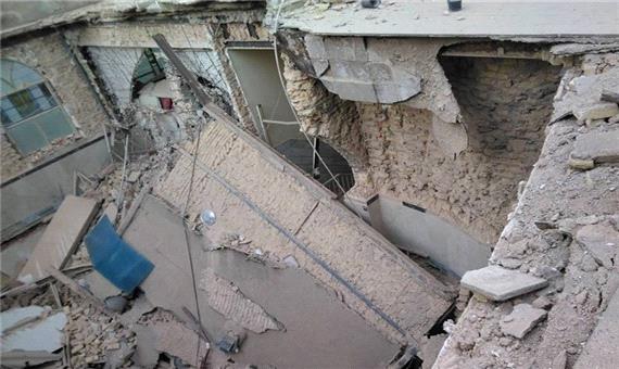 ریزش ساختمان مسکونی در تهران حادثه‌ساز شد