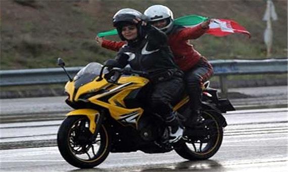 موتورسواری زنان در حاشیه مراسم روز قدس/ عکس