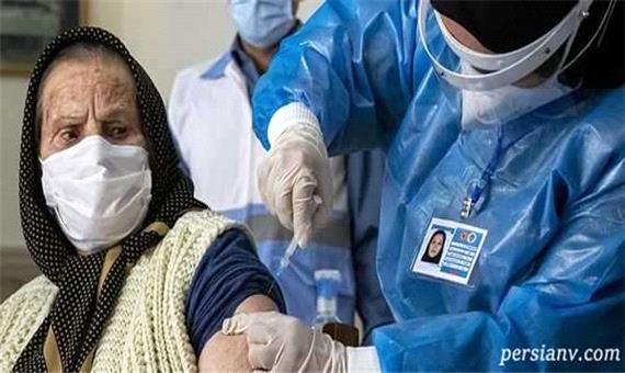 تصویر پرستار خانم هنگام تزریق واکسن به مرد 80 ساله سوژه شد