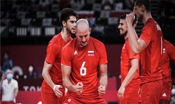 نبرد همگروه‌های والیبال ایران را لهستان برد