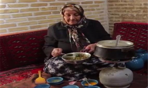 «دوغ گرمه» غذای اصیل و سنتی اراکی ها به روش مامان بزرگ