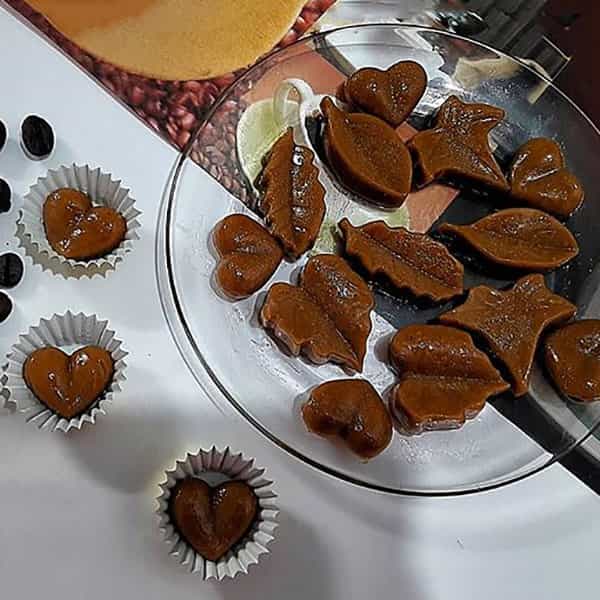 طرز تهیه تافی قهوه