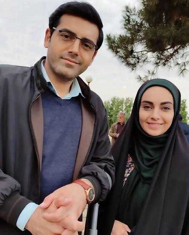چهره‌ها/ محمدرضا رهبری و مهشید جوادی در پشت‌صحنه سریال بچه مهندس۴