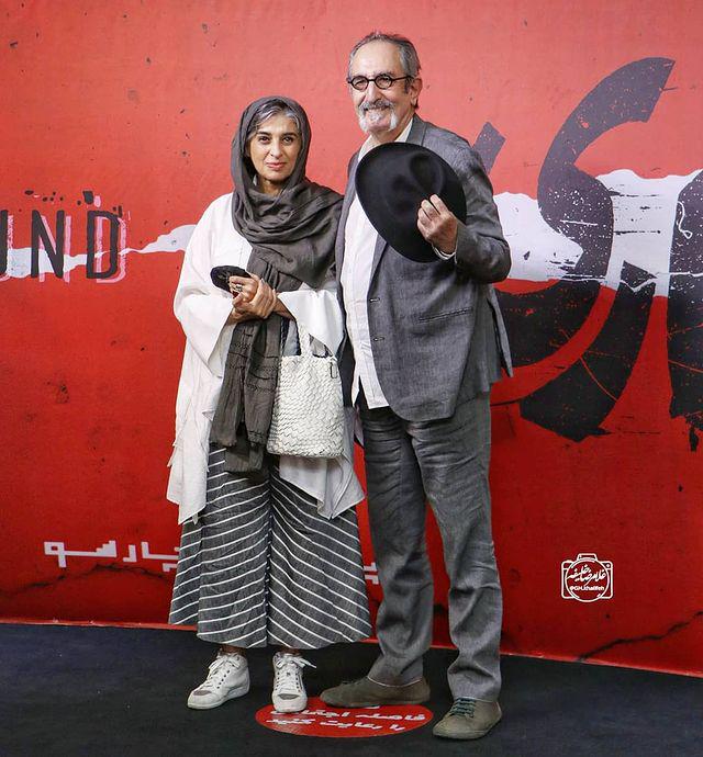 چهره‌ها/ فرهاد آئیش و همسرش مائده طهماسبی در اکران خصوصی سریال "زخم کاری"