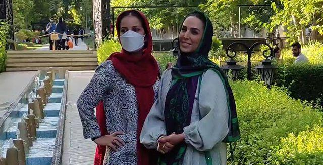 سوگل طهماسبی در باغ موزه فردوس