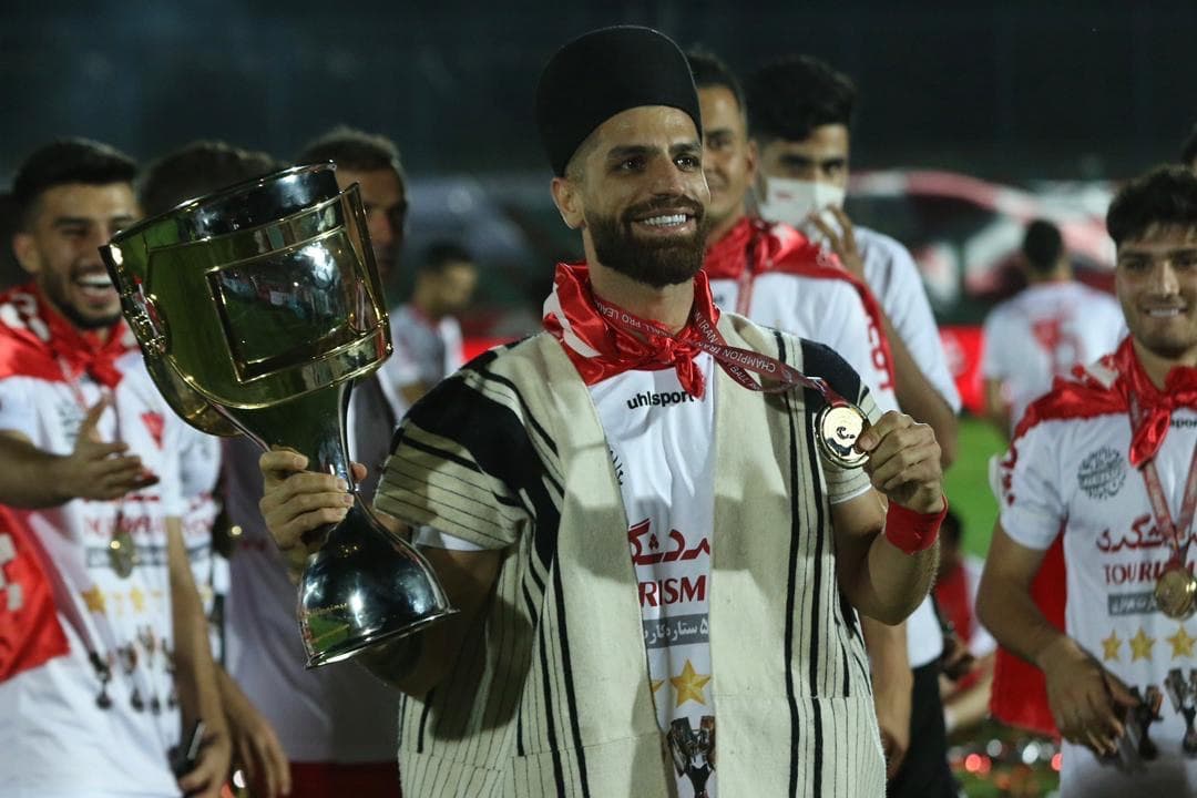 استایل ویژه ستاره پرسپولیس در جشن قهرمانی