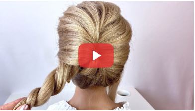 ایده ای ساده و زیبا برای بستن موها