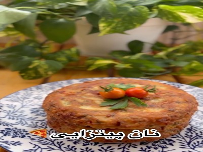 نان پیتزایی خوشمزه و راحت درست کن