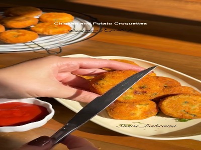 کراکت مرغ و سیب زمینی؛ یک ترکیب جذاب