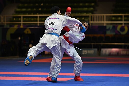 کاراته بازی‌های همبستگی اسلامی؛ گلشادنژاد فینالیست شد