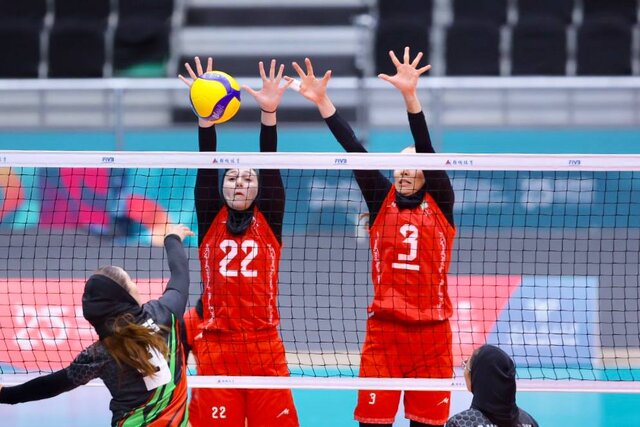 برد زنان والیبال ایران مقابل تاجیکستان/ نبرد دوباره با تاجیک‌ها برای مدال برنز