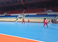 تساوی تیم ملی فوتسال بانوان ایران مقابل لهستان در دیداری دوستانه