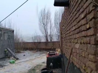 هوای برفی صبح امروز در روستای شکرتو شهرستان فریمان