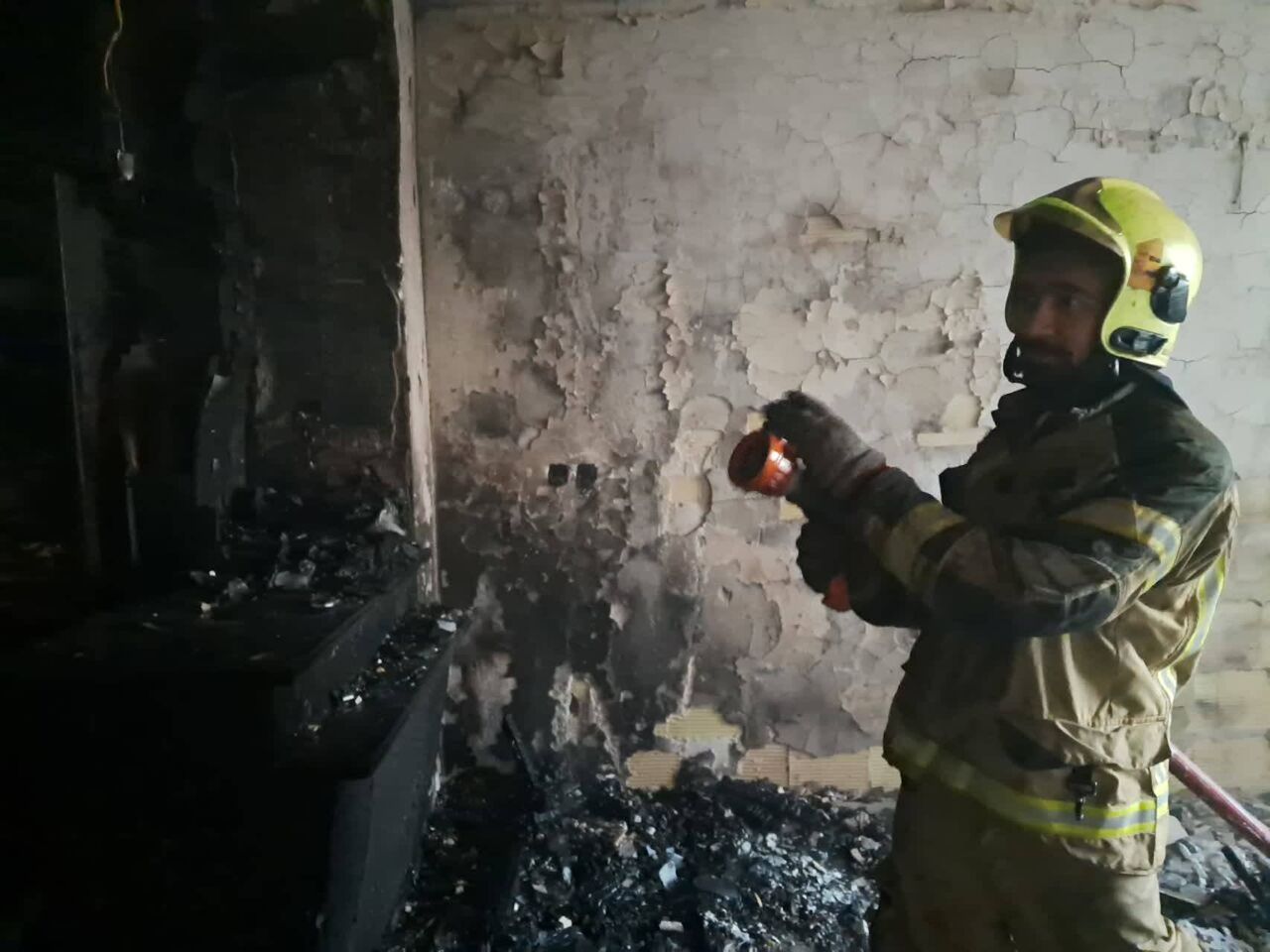 آتش‌سوزی منزل مسکونی؛ پدر خانواده جان باخت