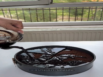 کیک خیس شکلاتی