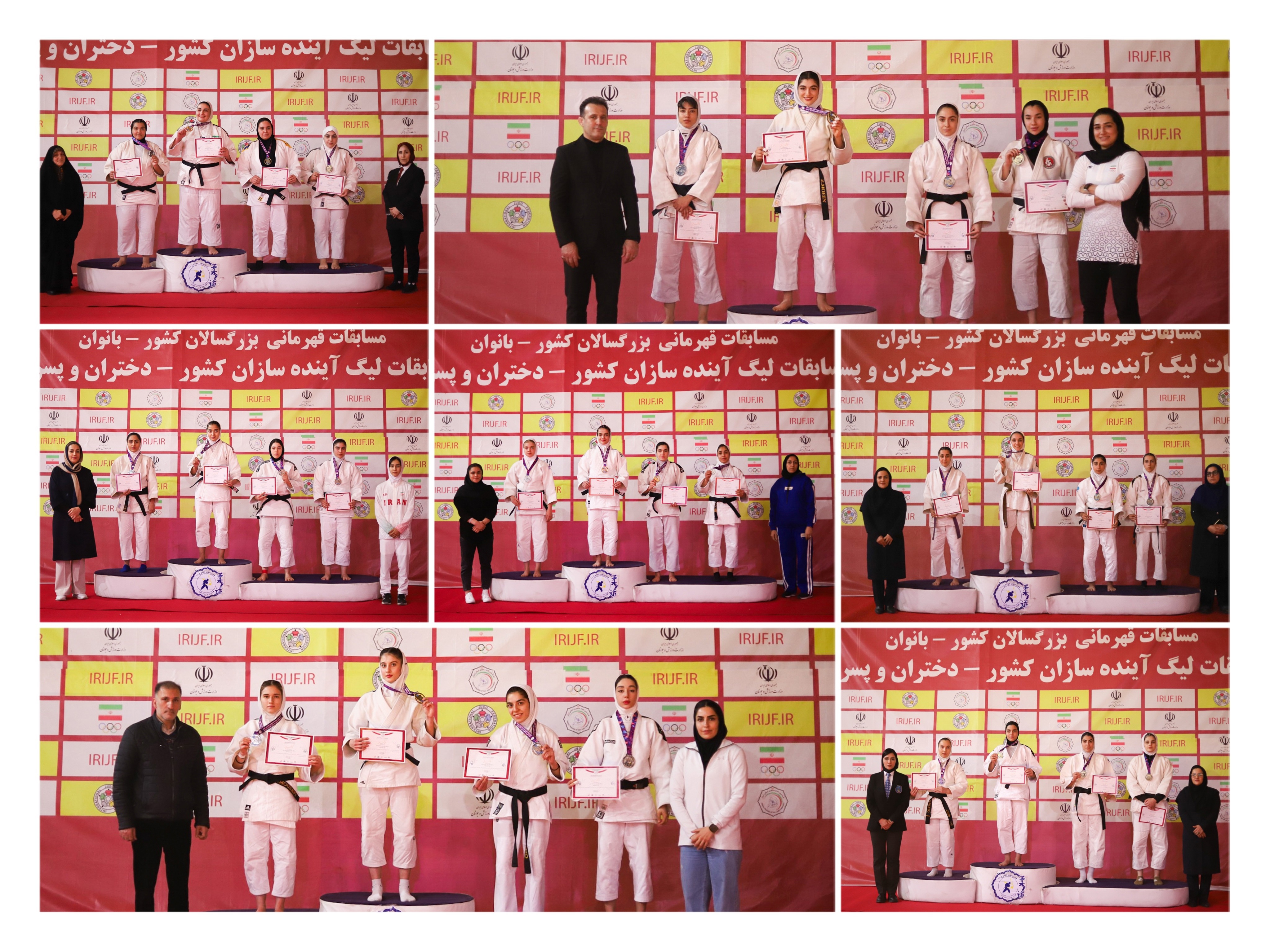 پایان جودو قهرمانی بانوان ایران با معرفی برترین‌ها
