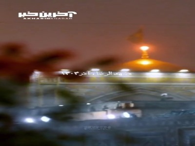 تصاویر دیدنی از شب برفی حرم مطهر رضوی