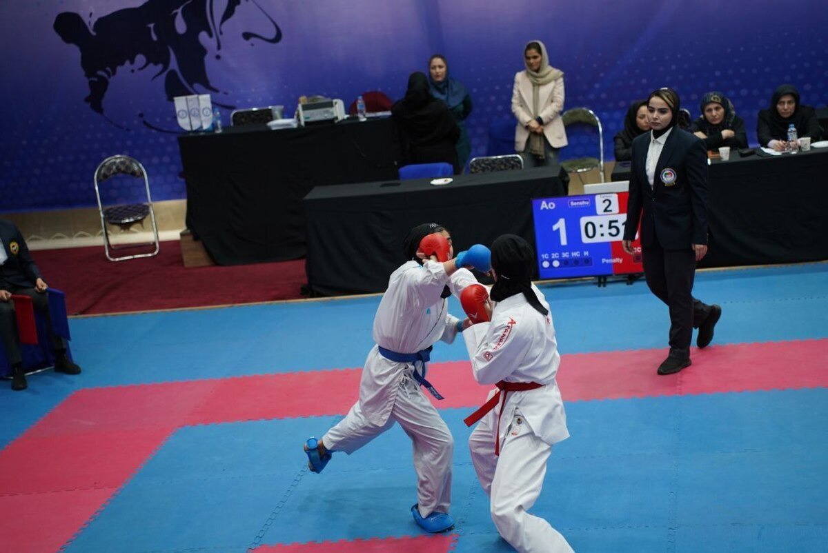 معرفی نفرات برتر مسابقات کاراته قهرمانی بانوان کشور