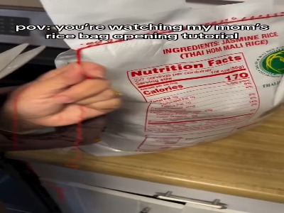 میدونستی دوخت کیسه های برنج به این راحتی باز میشن؟