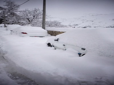 بارش ۶۰ سانتی متری برف در کنگ خراسان