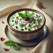 تزئین خلاقانه ماست و خیار