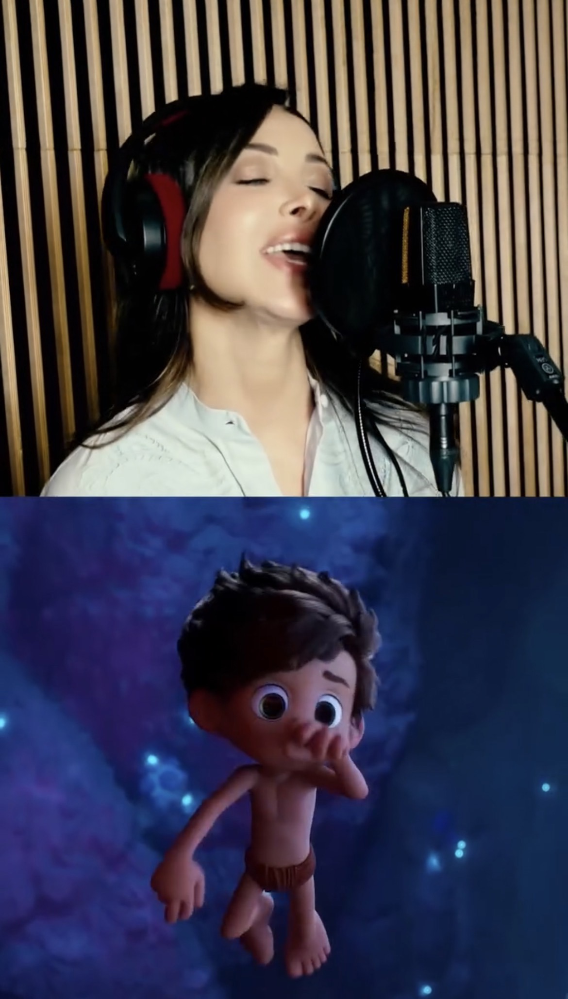 نانسی عجرم خواننده پسر دلفینی شد