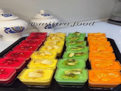 پاناکوتا با ژله یلدایی