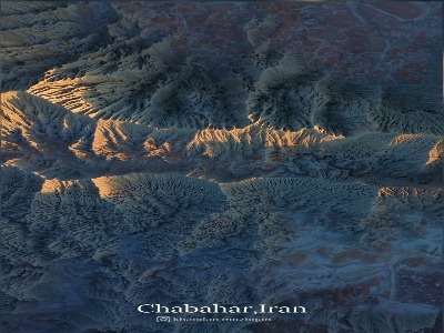 طلوع آفتاب بر روی کوه های مریخی چابهار