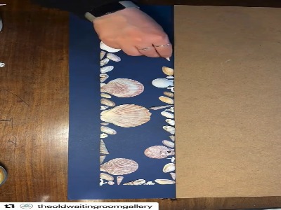 به همین راحتی تابلو صدفی بساز!