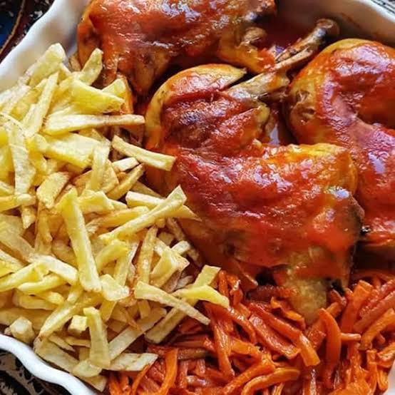 مرغ با اضافات خوشمزه