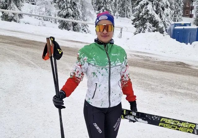 تمرین دختر المپیکی در دمای ۲۷- درجه؛ برای زنده ماندن اسکی کردم تا به هتل برسم